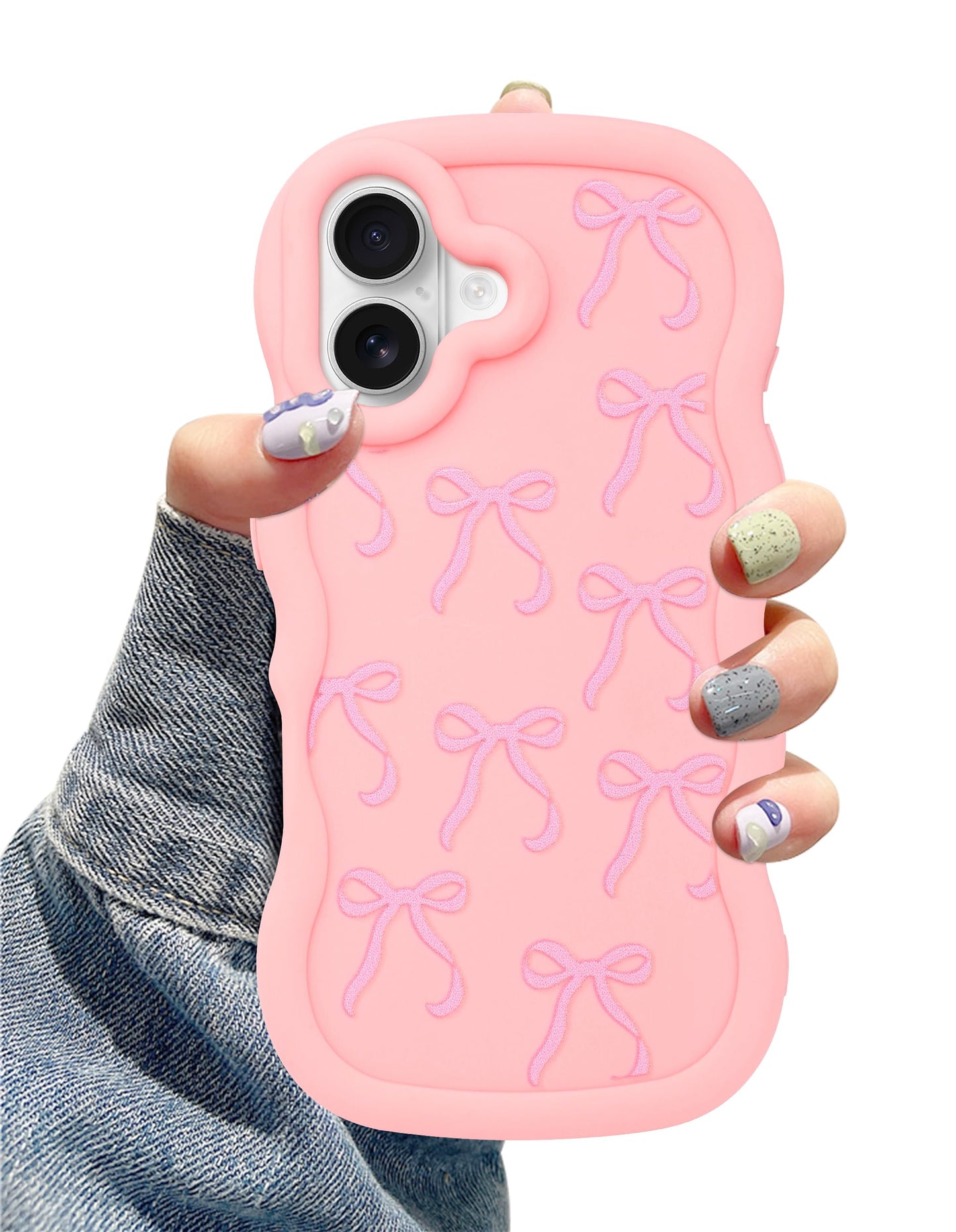 Black Cat Phone Case for iPhone 17 | Cute Animal Aesthetic Design, Soft Silicone, Slim Fit Protection Shockproof Protective Cover for Women Girls