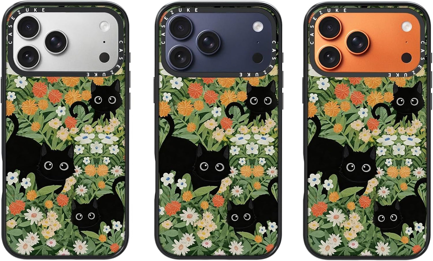 Clear TPU Phone Case Cover for iPhone with Design, Drop Protection, Cute Case for Girl Women (Cat2, iPhone 17 Pro Max)