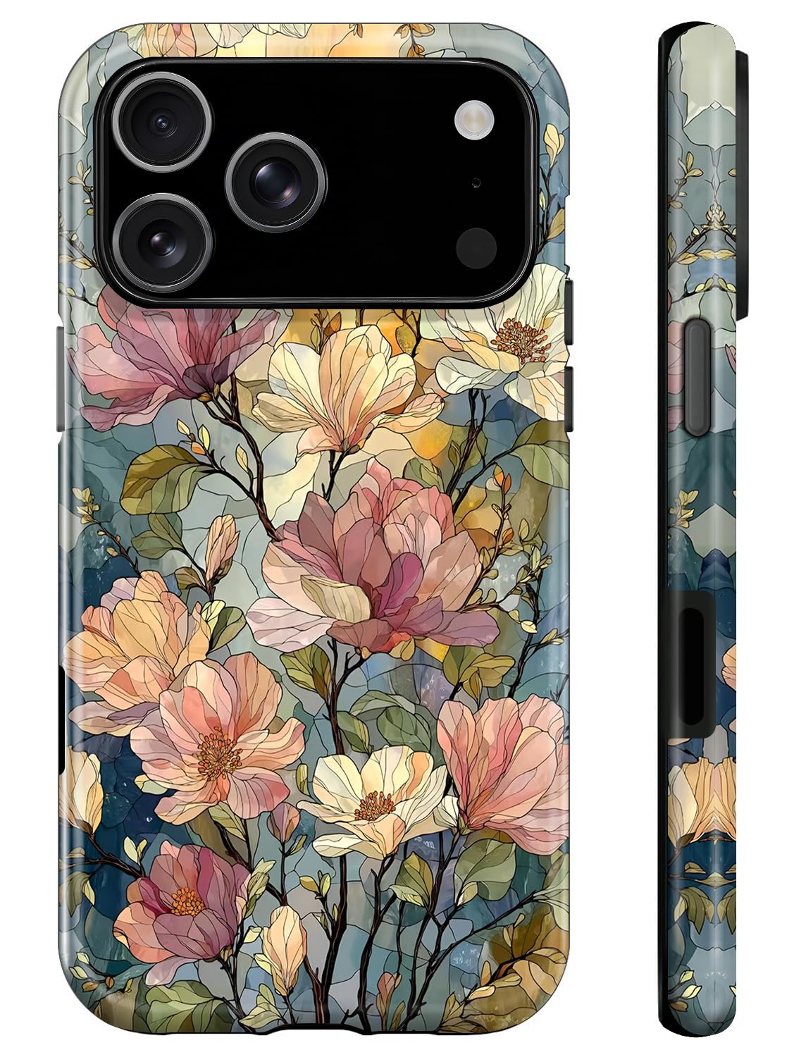 Case for iPhone 12 Pro,iPhone12,Christmas Tree Floral Phone Case for Girl Women Boy Men,Hybrid Durable Shockproof Soft Silicone Cover
