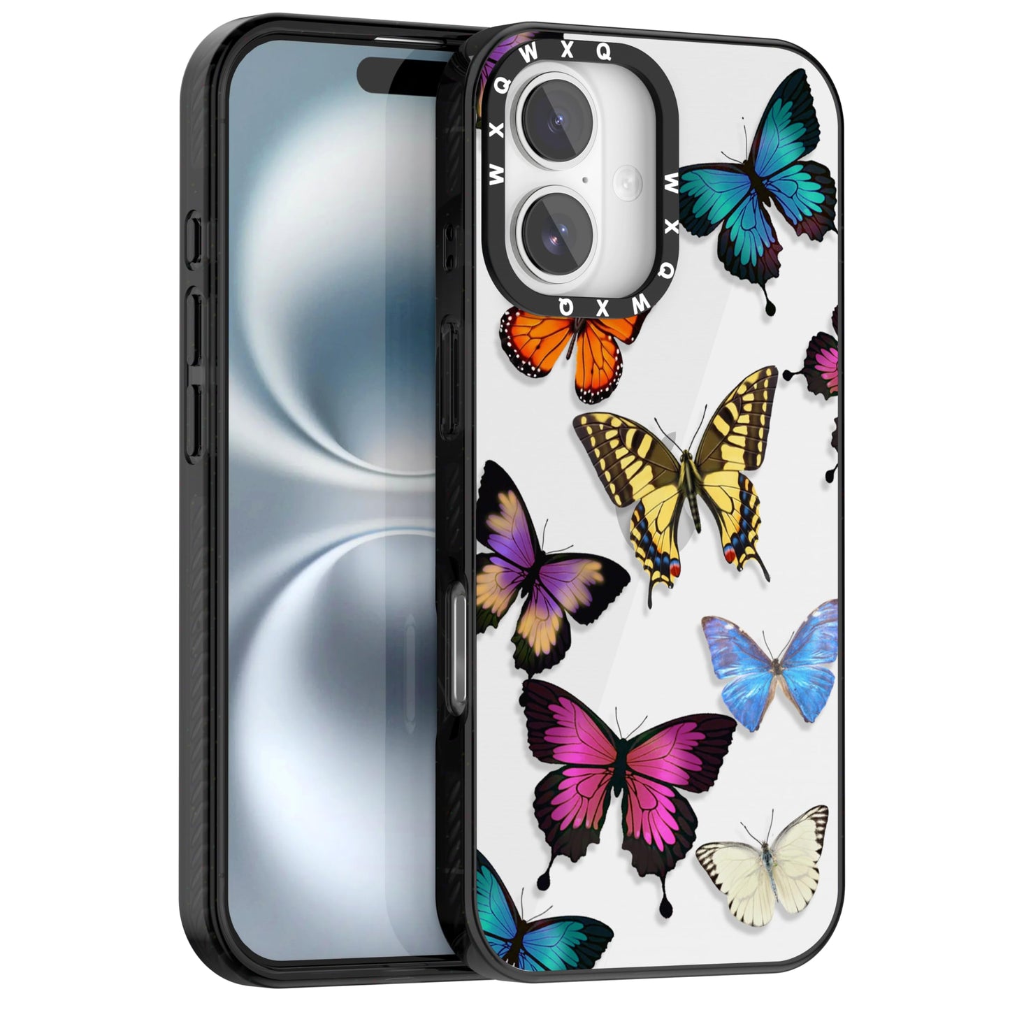 for iPhone 16 pro max Graffiti of Cartoon Animal Clear Phone Case | TPU+PC Premium Painted Anti-Drop Phone Case Superior Shock Absorption Military-Grade Drop Protection cover