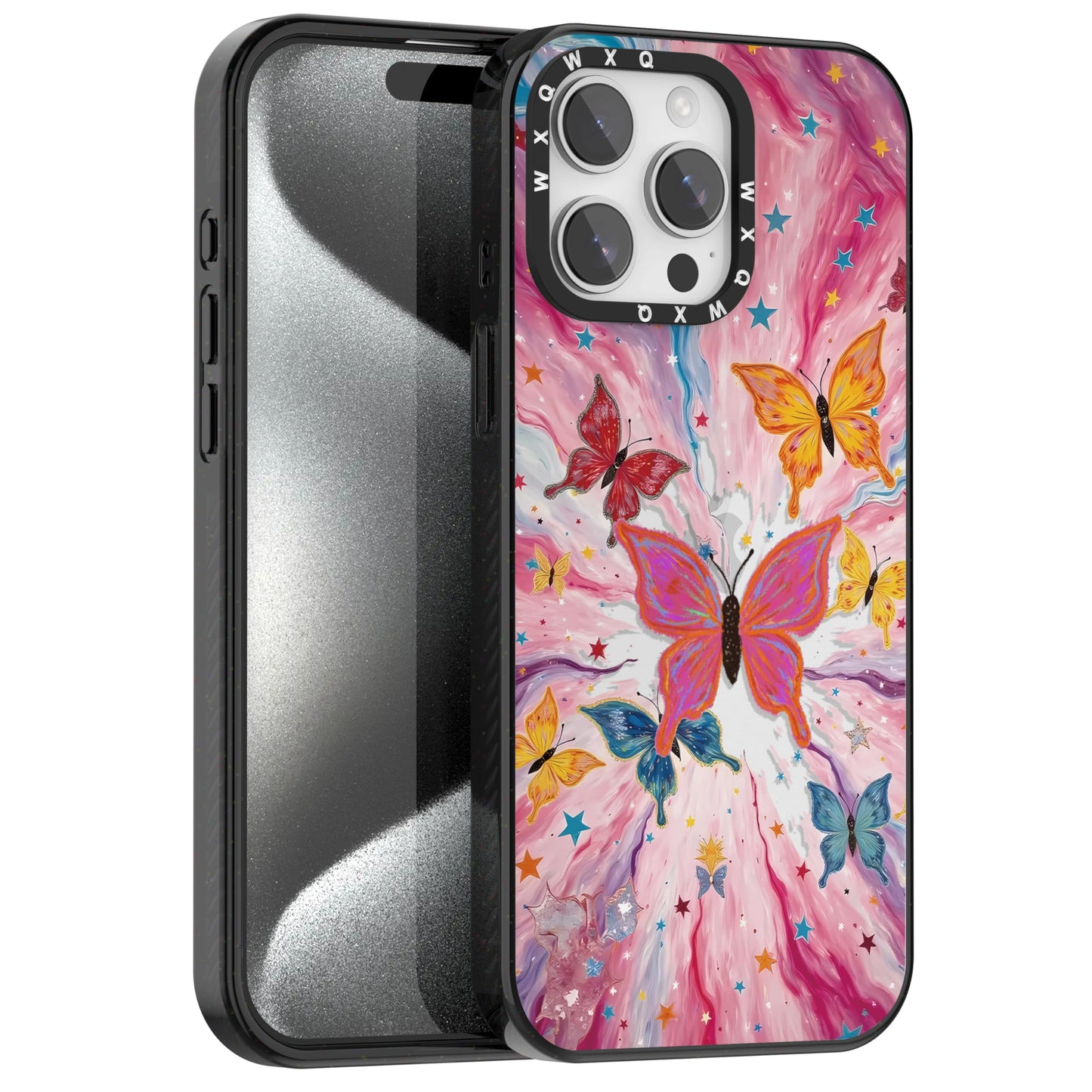 for iPhone 16 pro max Graffiti of Cartoon Animal Clear Phone Case | TPU+PC Premium Painted Anti-Drop Phone Case Superior Shock Absorption Military-Grade Drop Protection cover