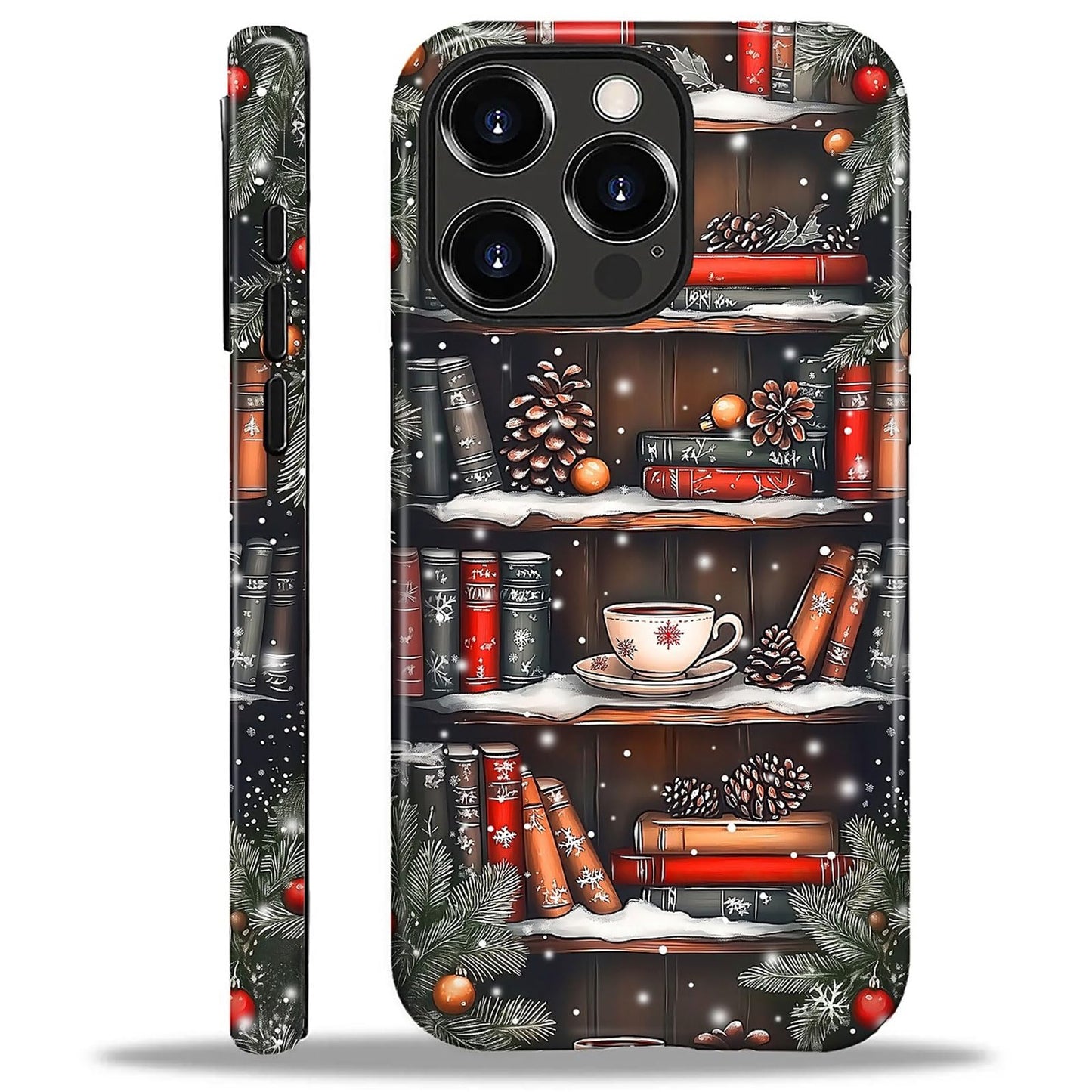 for iPhone 17 Case,Hybrid 2-Layer Hard Shell + Silicone Protective Case -Resistant Shockproof- Ally's Dog's Cute College Summer Flower Collage