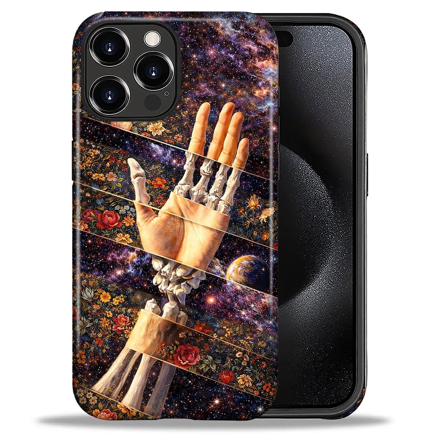 Case Compatible with iPhone 17 Pro,Double Layer Protection, Matte Finish, Anti-Drop and Anti-Fingerprint Armor -Yellow Striped Taco Vacation Sausage Dog Collage