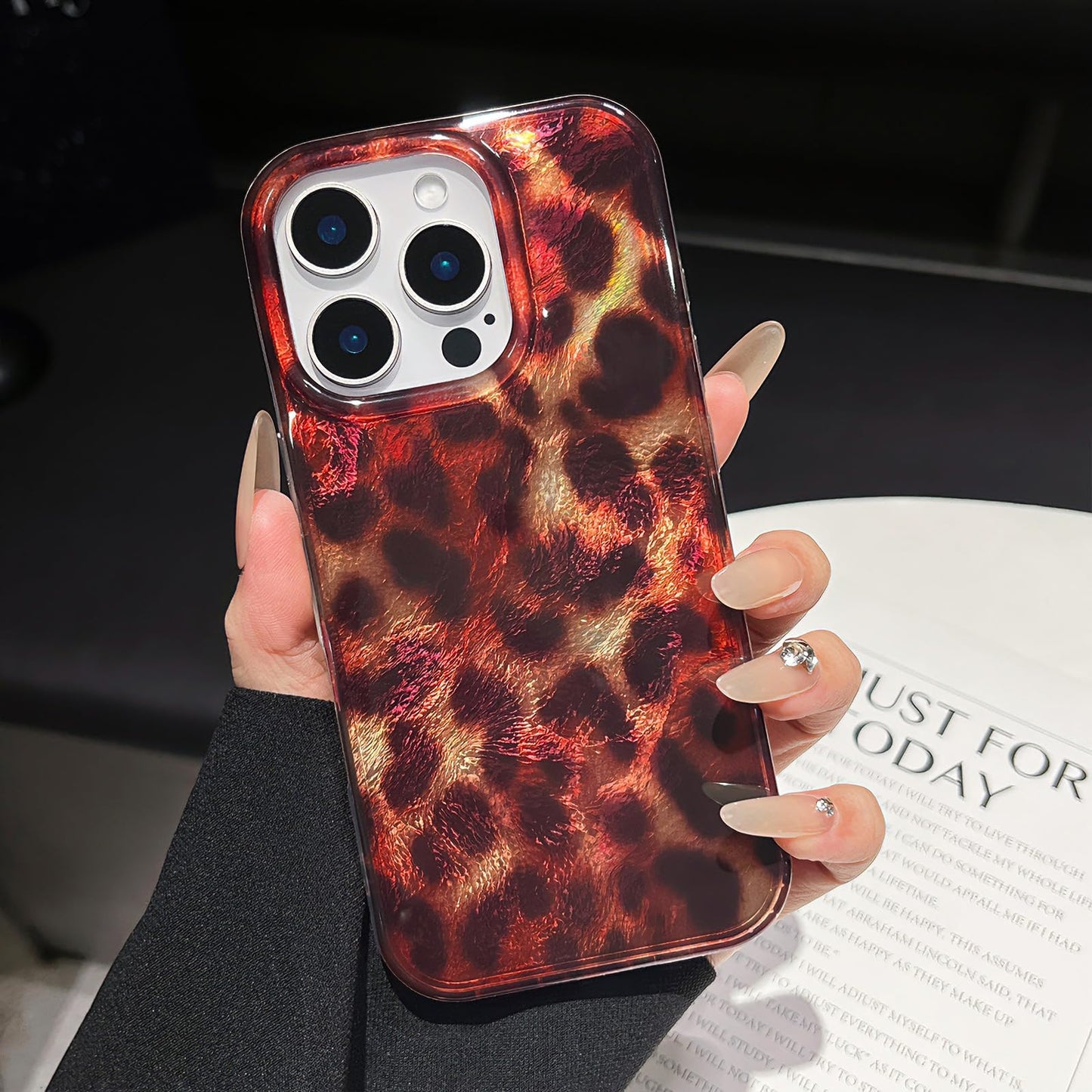ZTOFERA Cute Aesthetic Case for iPhone 16-Christmas | Drop Protection/Slim and Glossy/Soft TPU Shockproof Phone Cover for Women Girls
