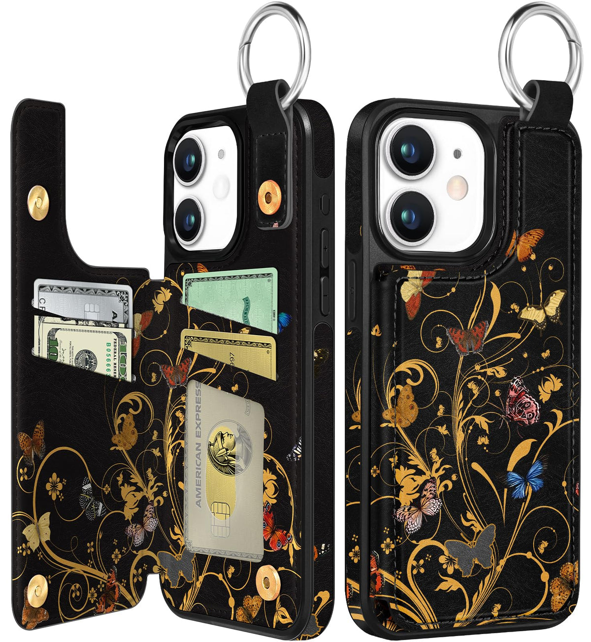 Shorogyt Compatible with iPhone 17 Pro Max Wallet Case with Card Holder - Cute Dog Lover Design Kickstand for Magnetic Clasp Back Flip Folio Leather Phone Covers for Women Men Girls