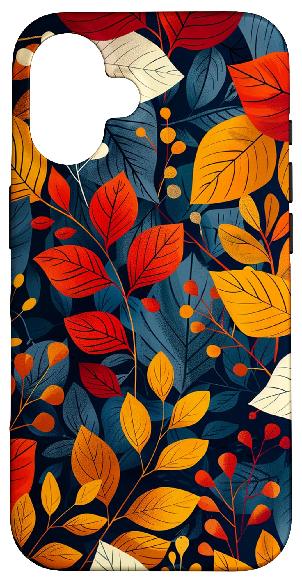 Leaves Pattern Plants Case for iPhone 16 Pro Max