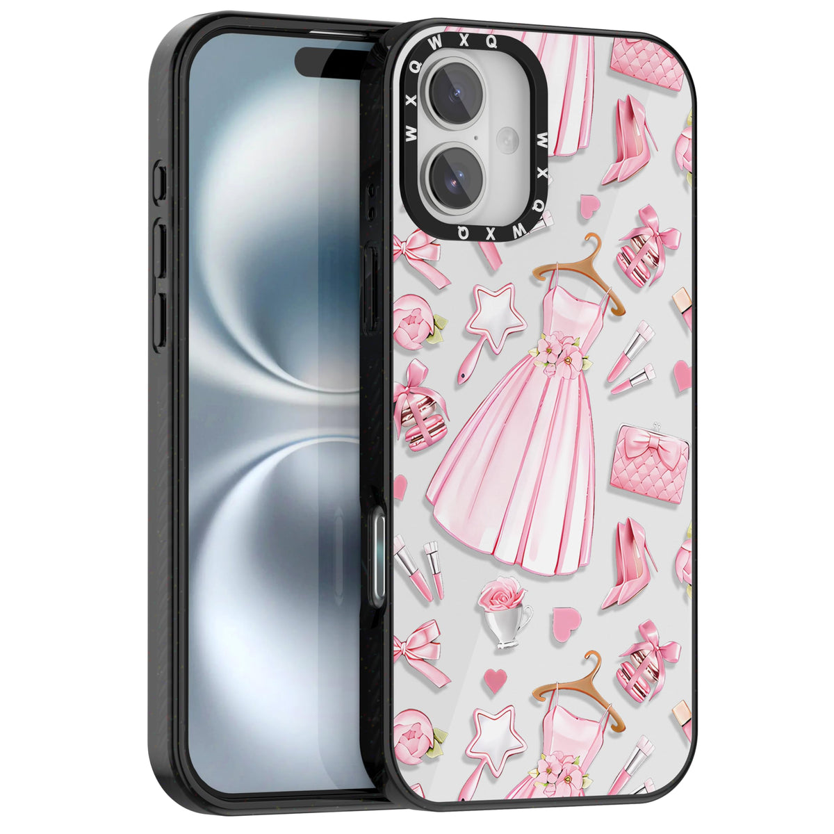 for iPhone 16 pro max Graffiti of Cartoon Animal Clear Phone Case | TPU+PC Premium Painted Anti-Drop Phone Case Superior Shock Absorption Military-Grade Drop Protection cover
