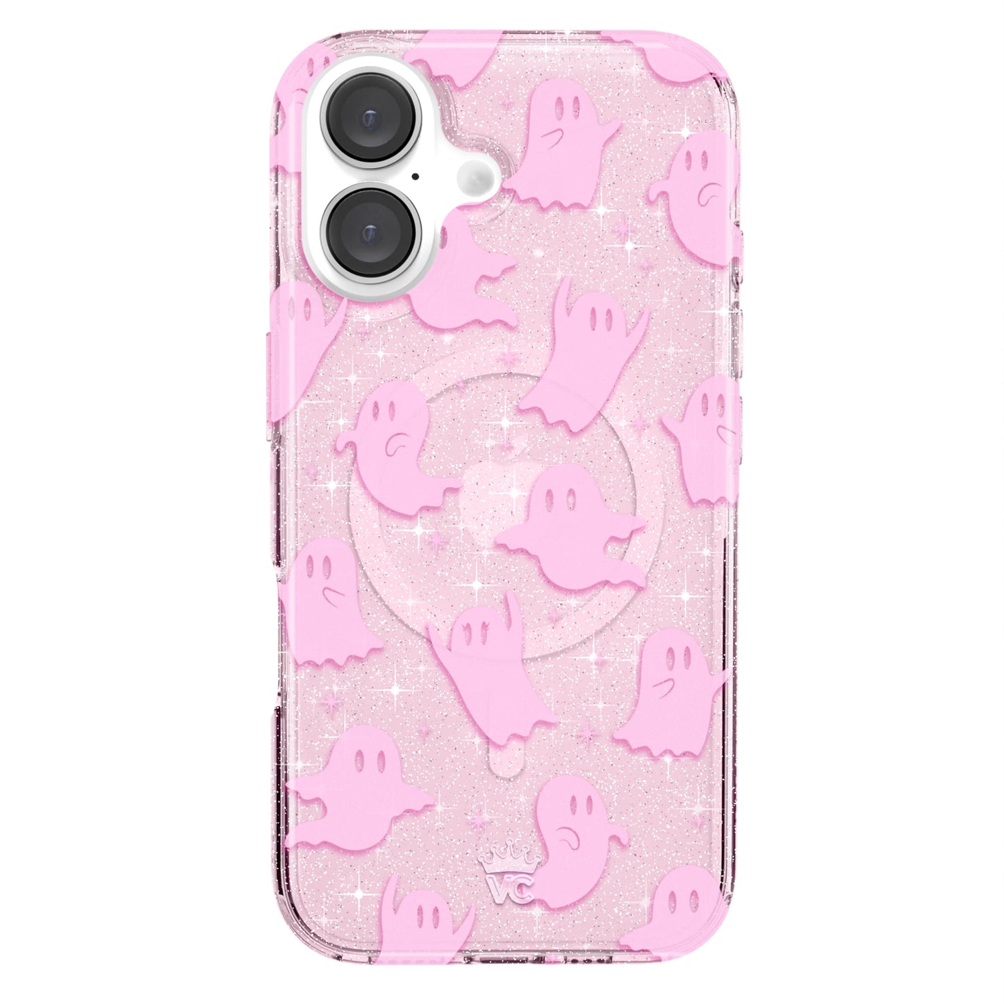VELVET CAVIAR Christmas Phone Case for iPhone 16 - Compatible with MagSafe [10ft Drop Tested] - Holiday Peppermint Glitter Winter Theme