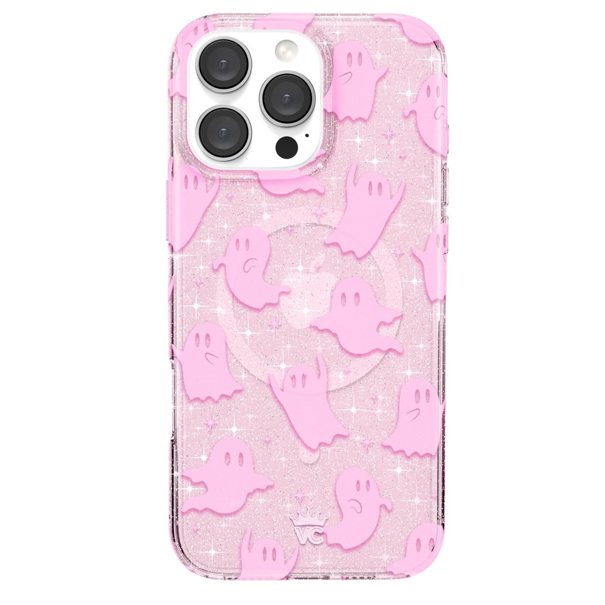 VELVET CAVIAR Christmas Phone Case for iPhone 16 - Compatible with MagSafe [10ft Drop Tested] - Holiday Peppermint Glitter Winter Theme