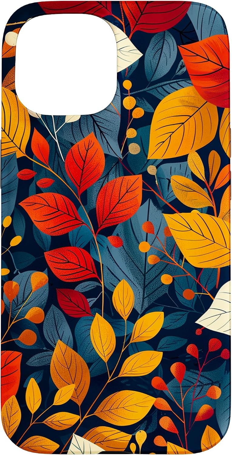 Leaves Pattern Plants Case for iPhone 16 Pro Max