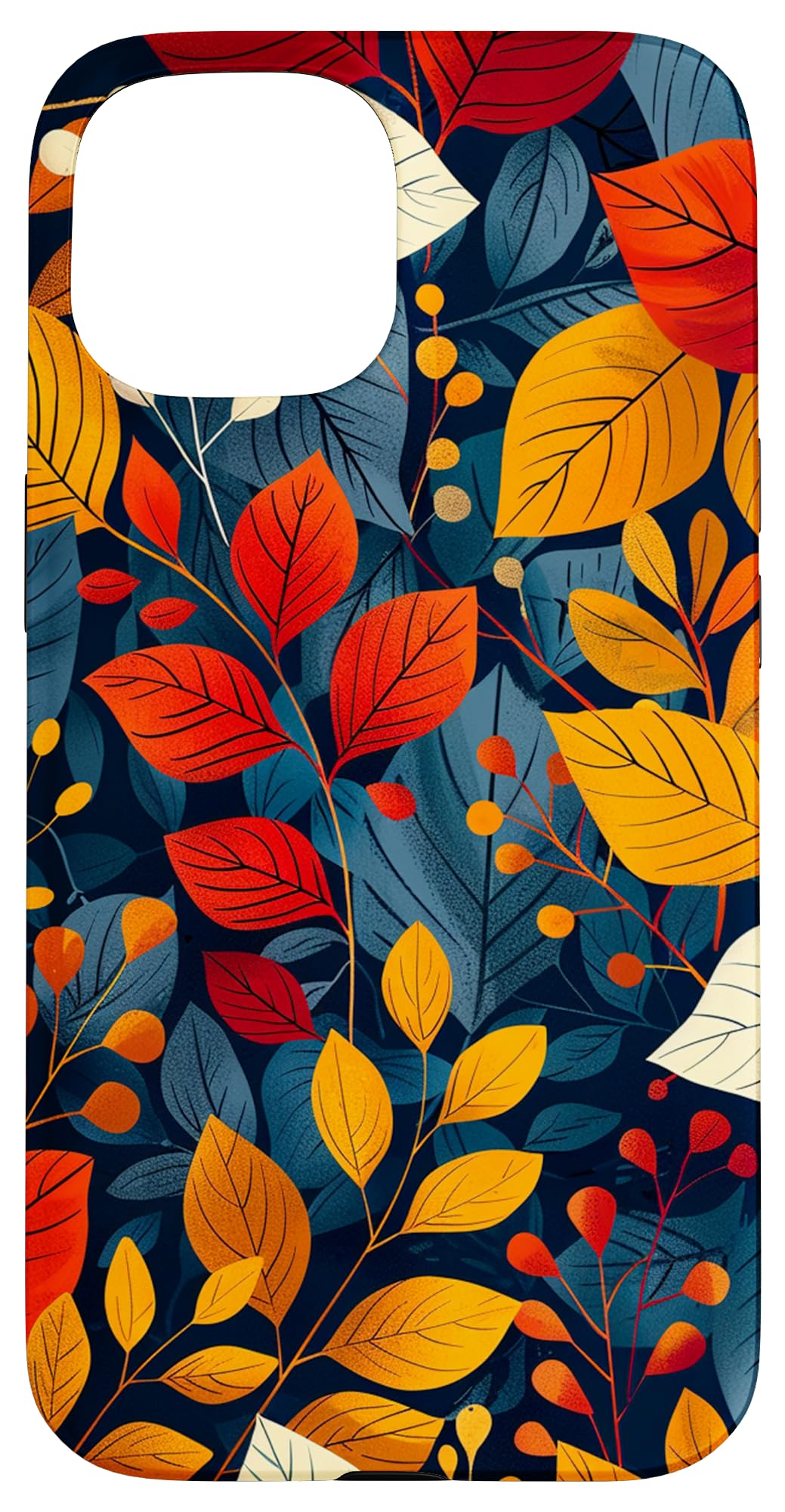 Leaves Pattern Plants Case for iPhone 16 Pro Max