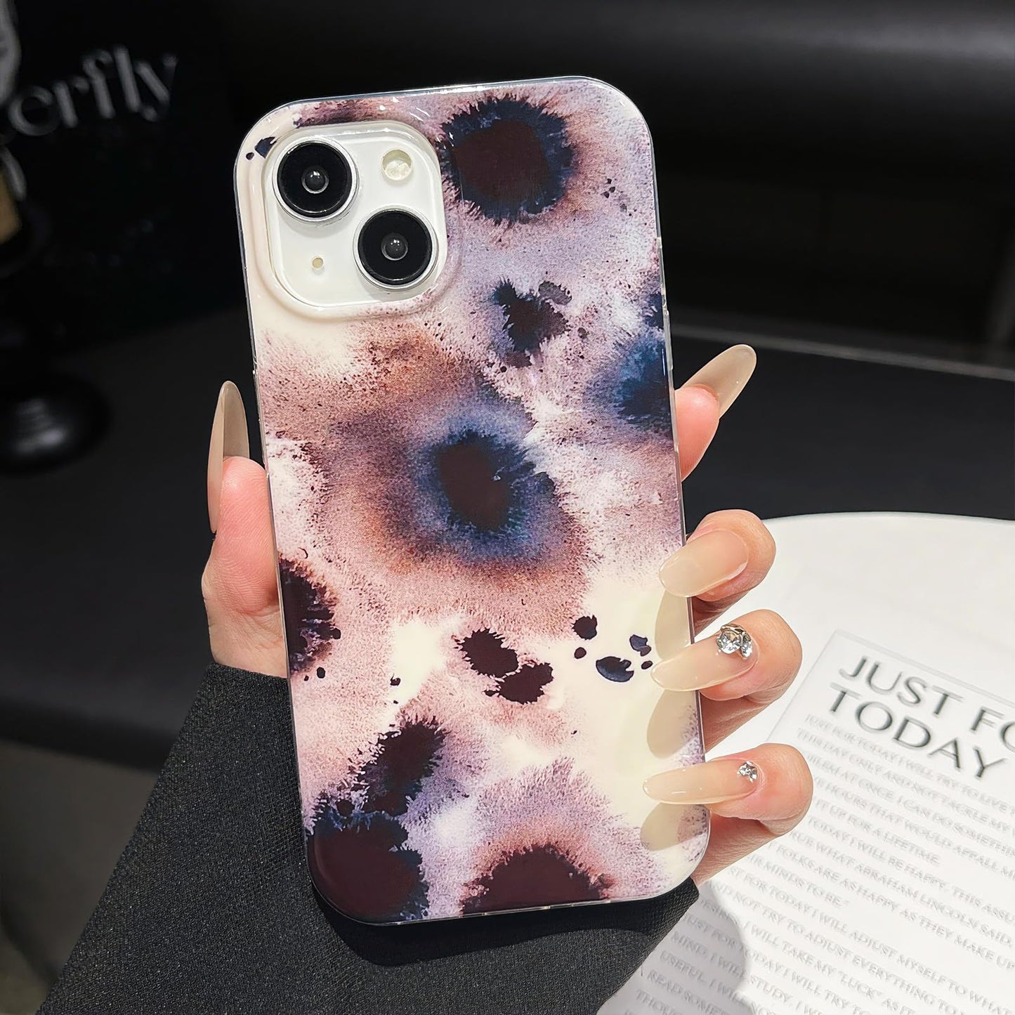 ZTOFERA Cute Aesthetic Case for iPhone 16-Christmas | Drop Protection/Slim and Glossy/Soft TPU Shockproof Phone Cover for Women Girls