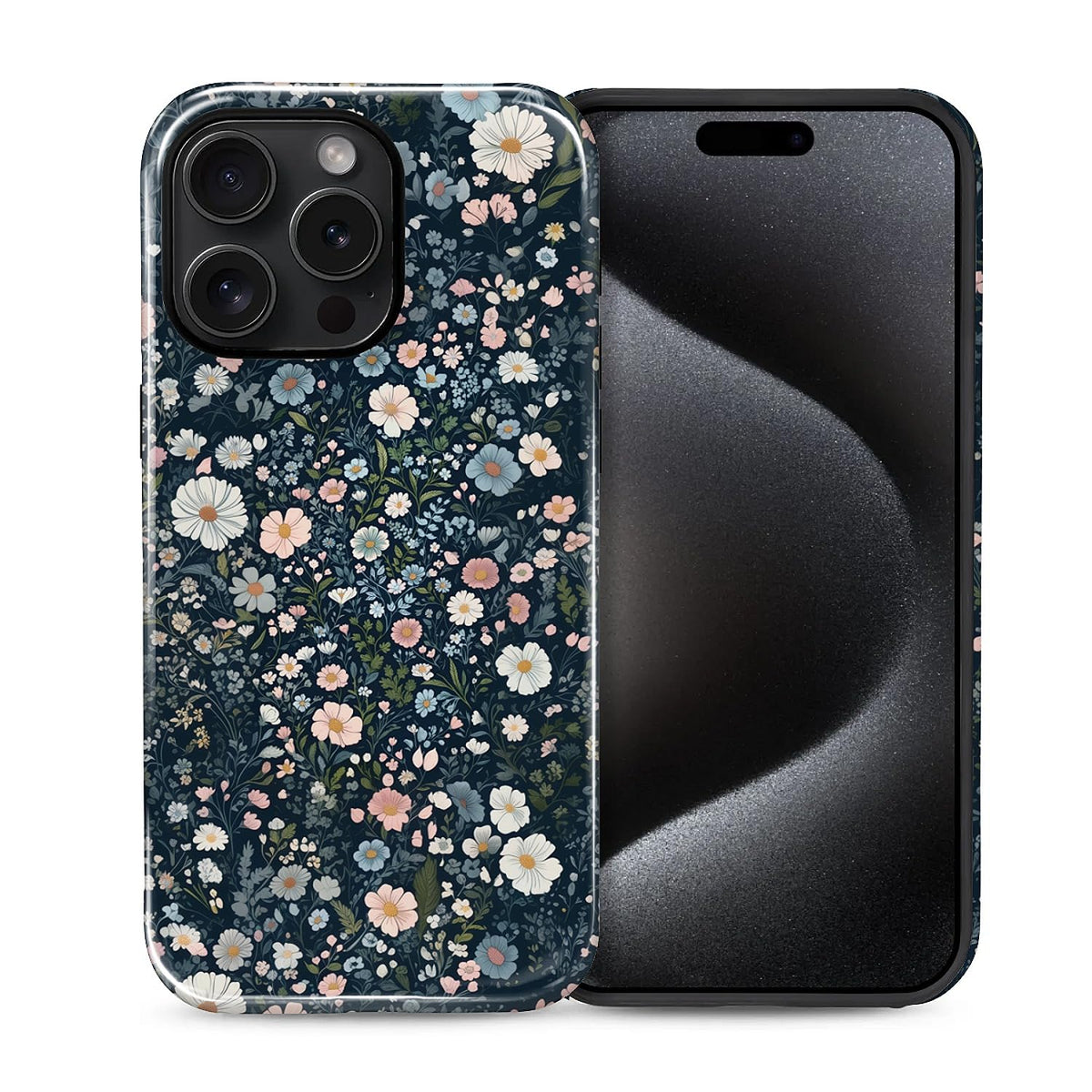 Compatible with iPhone 13 14 Case, Hybrid 2-Layer Case Shockproof Anti-Scratch for Girl Women Boy Men, Plant Collection for iPhone 13 14