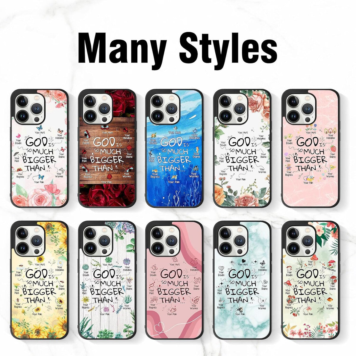Healing Words for Anxiety Cute Plant Lover Phone Cases for Samsung S A Note Z FILP 3 4 5 6 for iPhone 8 11 12 13 14 15 16 17 Pro Max Plus Mini - Mushroom