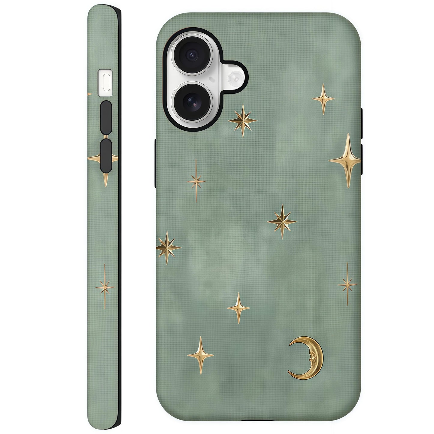 Candlelight Dinner Dog Case for iPhone 12/12 Pro | Hard Hybrid 2-Layer Design, Protective Scratch Resistant Cover for Women Girls