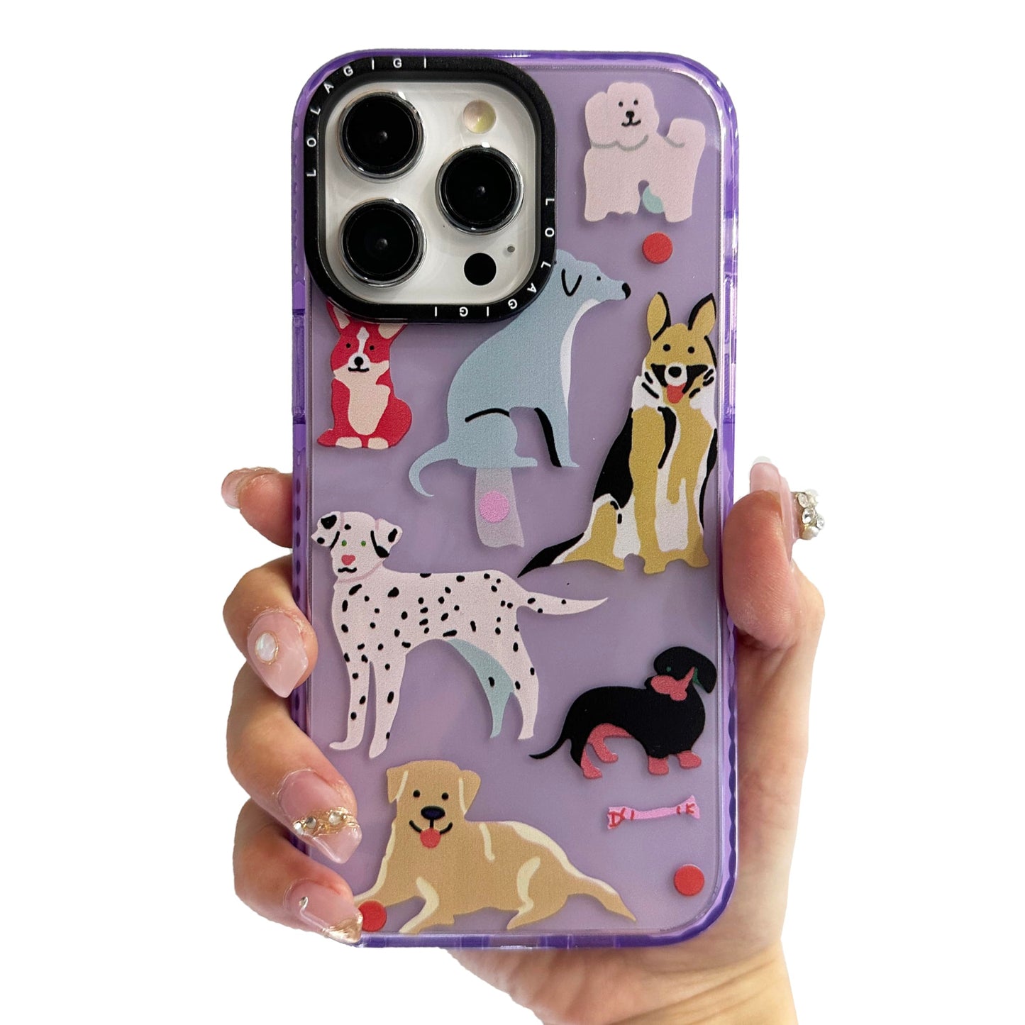 for iPhone 15 Pro Case for Women, Cute Pet Cat Cartoon Art Animal Print Girly Design Kawaii Aesthetic Cartoon Pattern for Girls Teens Soft TPU Phone Case (6.1")