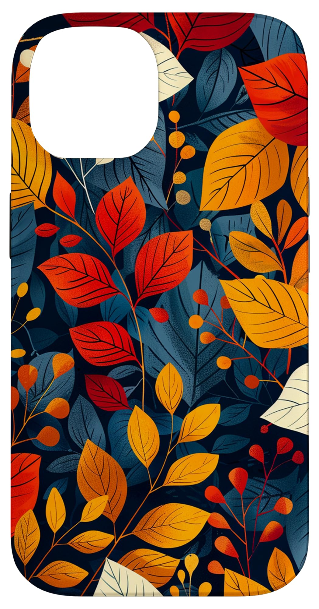 Leaves Pattern Plants Case for iPhone 16 Pro Max