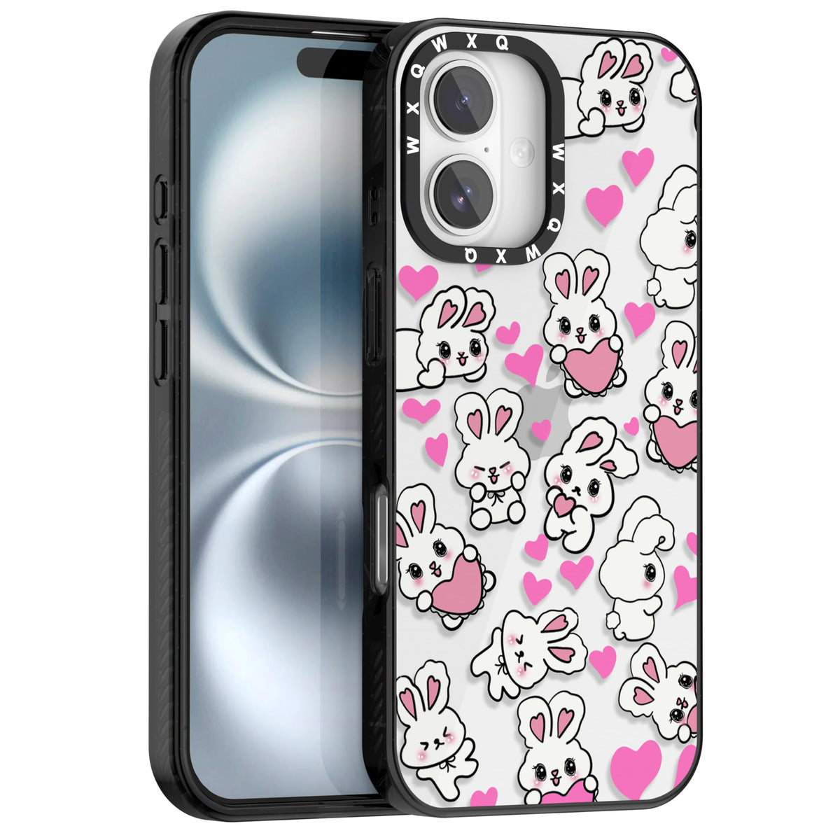 for iPhone 16 pro max Graffiti of Cartoon Animal Clear Phone Case | TPU+PC Premium Painted Anti-Drop Phone Case Superior Shock Absorption Military-Grade Drop Protection cover