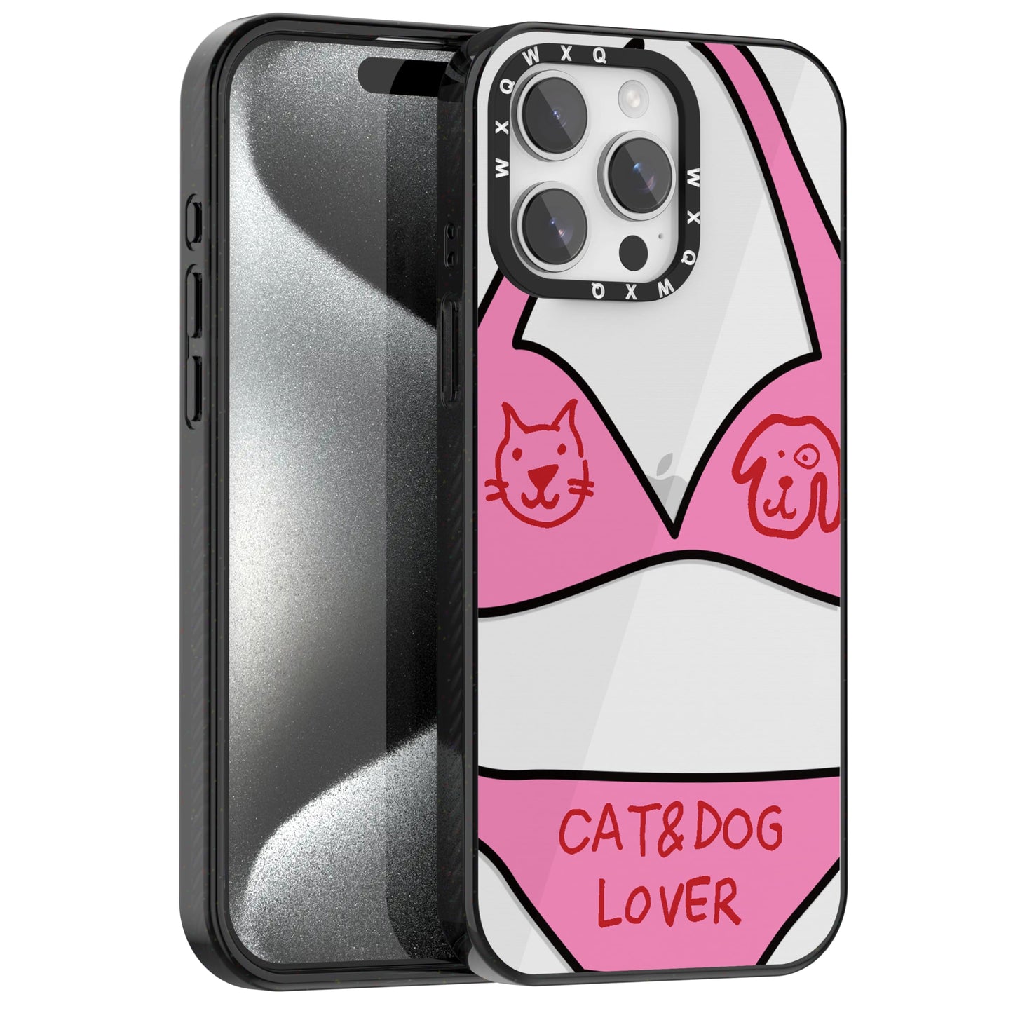 for iPhone 16 pro max Graffiti of Cartoon Animal Clear Phone Case | TPU+PC Premium Painted Anti-Drop Phone Case Superior Shock Absorption Military-Grade Drop Protection cover
