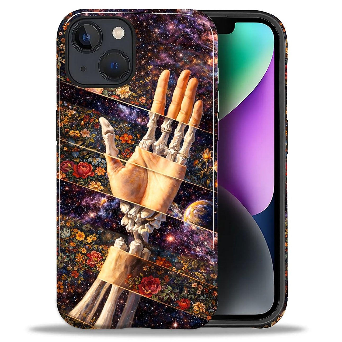 Case Compatible with iPhone 17 Pro,Double Layer Protection, Matte Finish, Anti-Drop and Anti-Fingerprint Armor -Yellow Striped Taco Vacation Sausage Dog Collage
