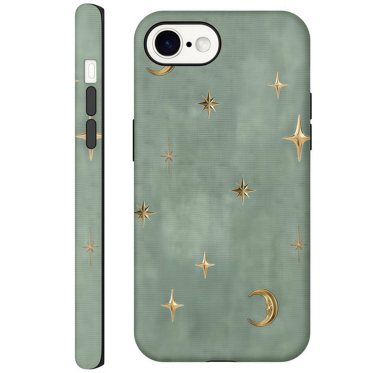 Candlelight Dinner Dog Case for iPhone 12/12 Pro | Hard Hybrid 2-Layer Design, Protective Scratch Resistant Cover for Women Girls