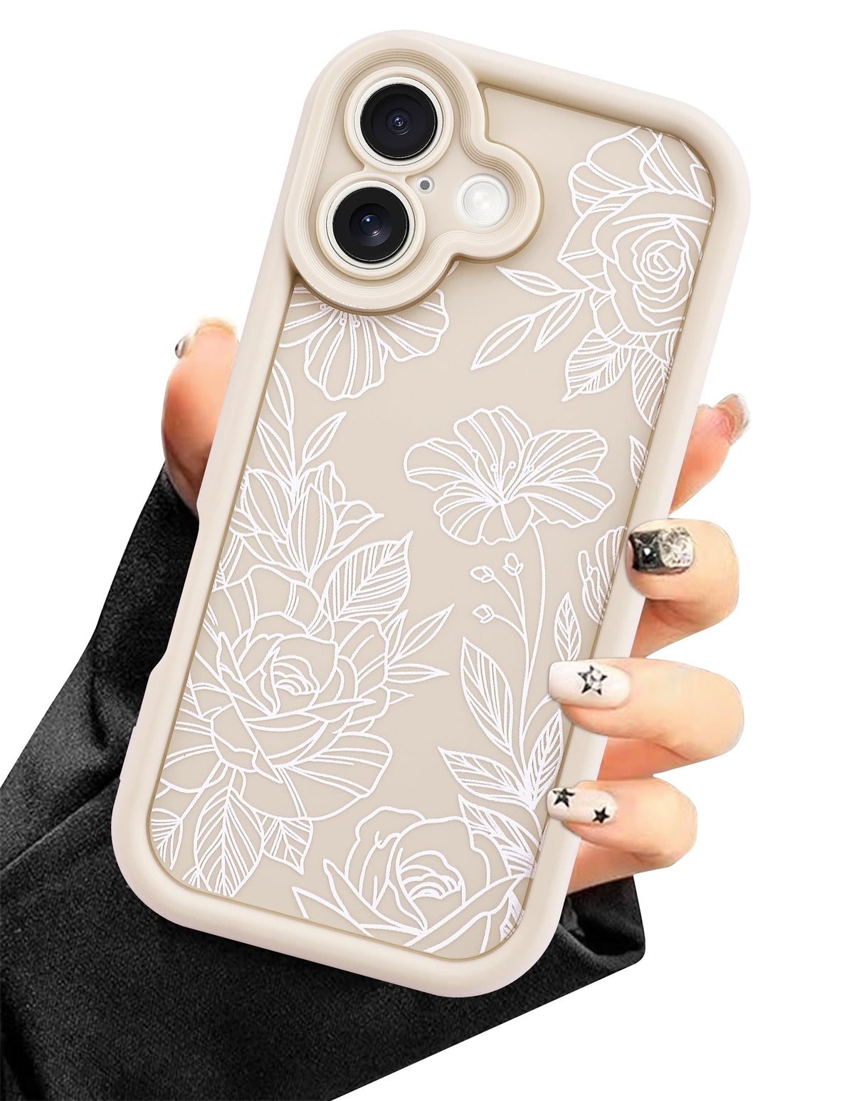 Black Cat Phone Case for iPhone 17 | Cute Animal Aesthetic Design, Soft Silicone, Slim Fit Protection Shockproof Protective Cover for Women Girls