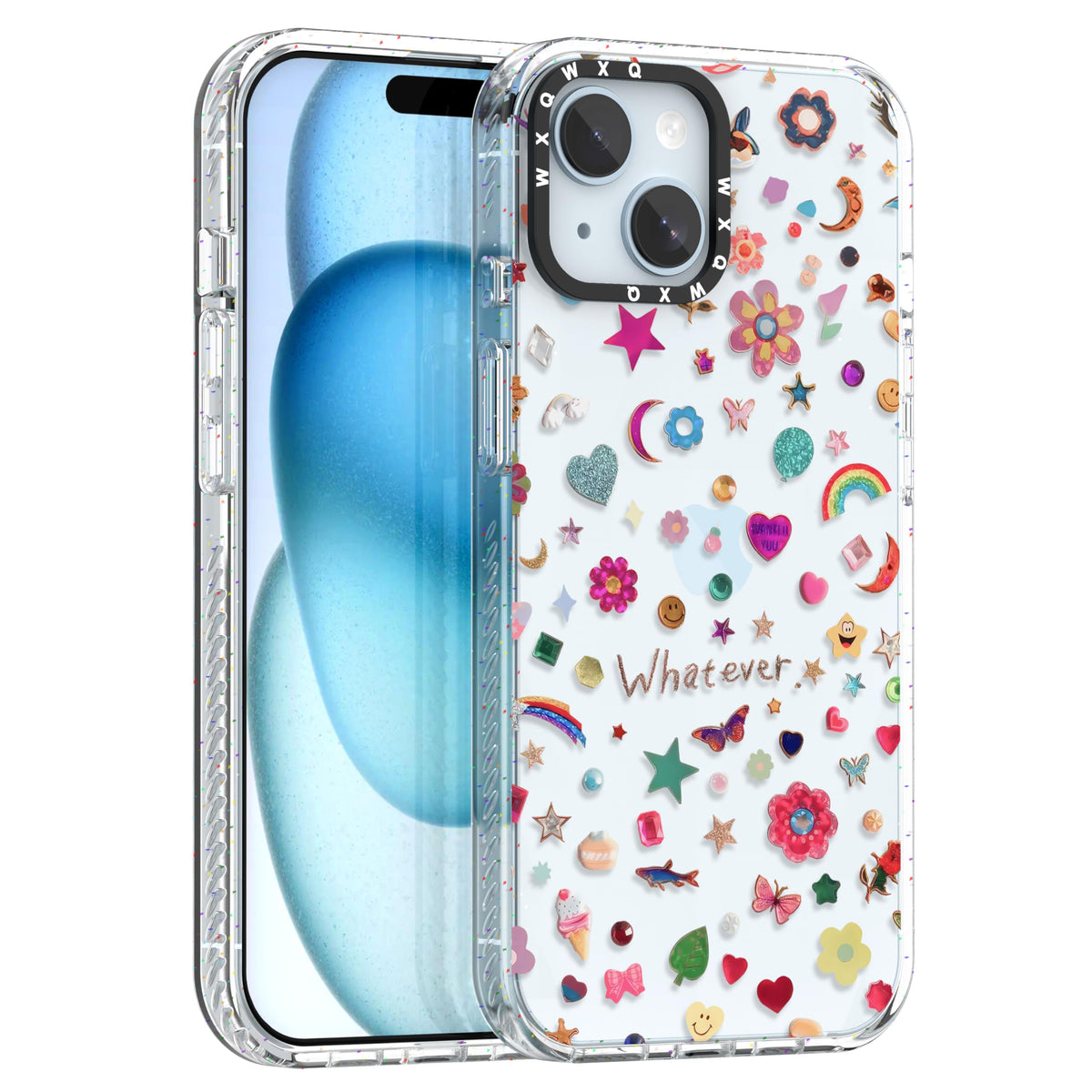 for iPhone 16 pro max Graffiti of Cartoon Animal Clear Phone Case | TPU+PC Premium Painted Anti-Drop Phone Case Superior Shock Absorption Military-Grade Drop Protection cover