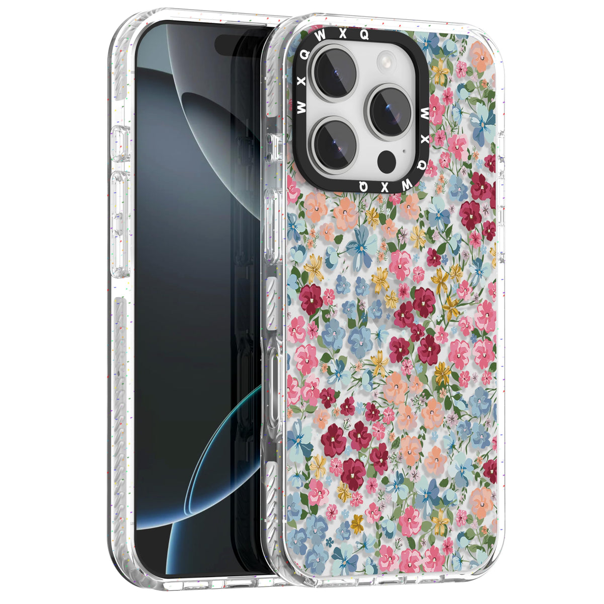 for iPhone 16 pro max Graffiti of Cartoon Animal Clear Phone Case | TPU+PC Premium Painted Anti-Drop Phone Case Superior Shock Absorption Military-Grade Drop Protection cover
