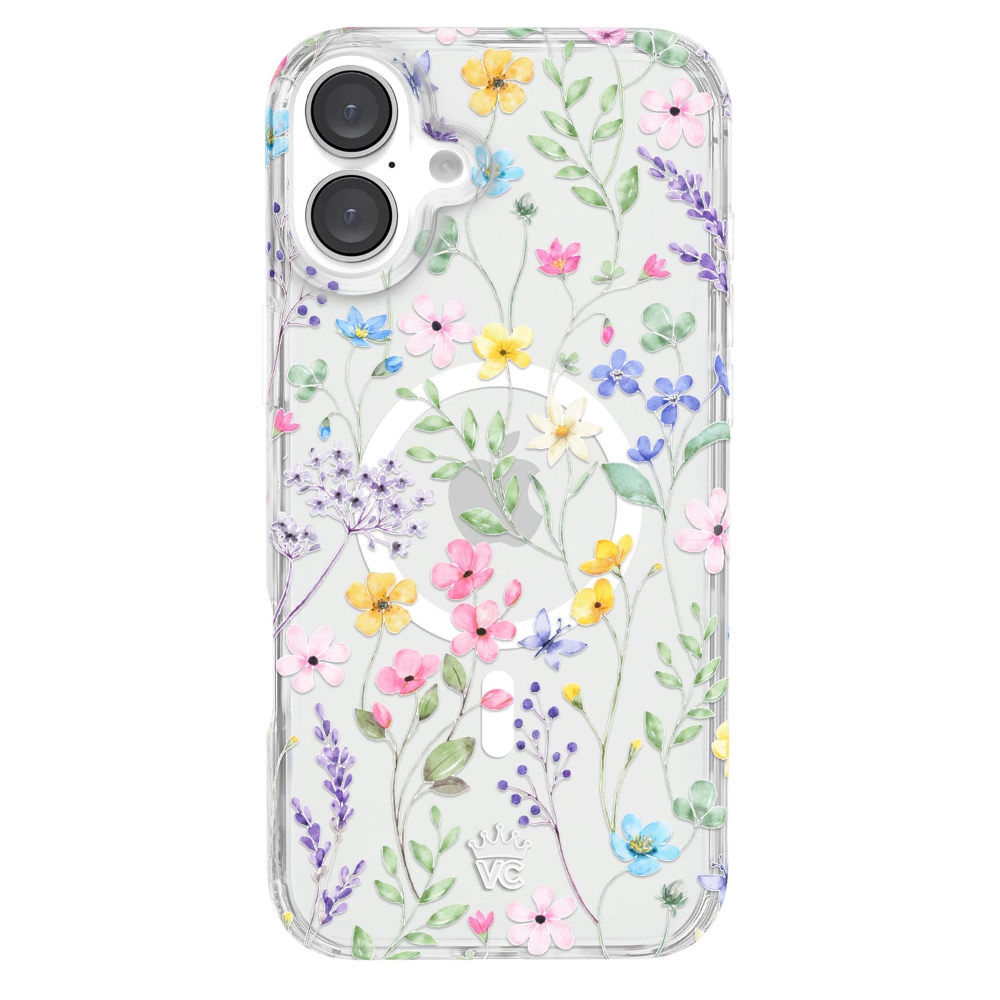 VELVET CAVIAR Christmas Phone Case for iPhone 16 - Compatible with MagSafe [10ft Drop Tested] - Holiday Peppermint Glitter Winter Theme
