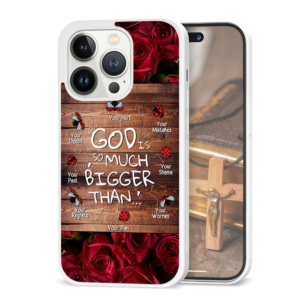 Cute Plant Lover Phone Cases for iPhone 11 12 13 14 15 16 17 Pro Max Plus Mini X 7 8 SE| for Samsung Galaxy A17 A25 A26 A33 A35 A36 | Christian Print Cover Case