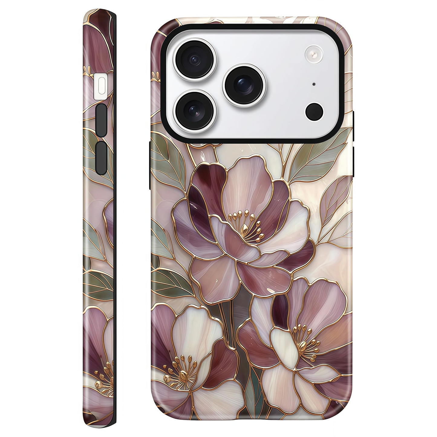 Candlelight Dinner Dog Case for iPhone 12/12 Pro | Hard Hybrid 2-Layer Design, Protective Scratch Resistant Cover for Women Girls