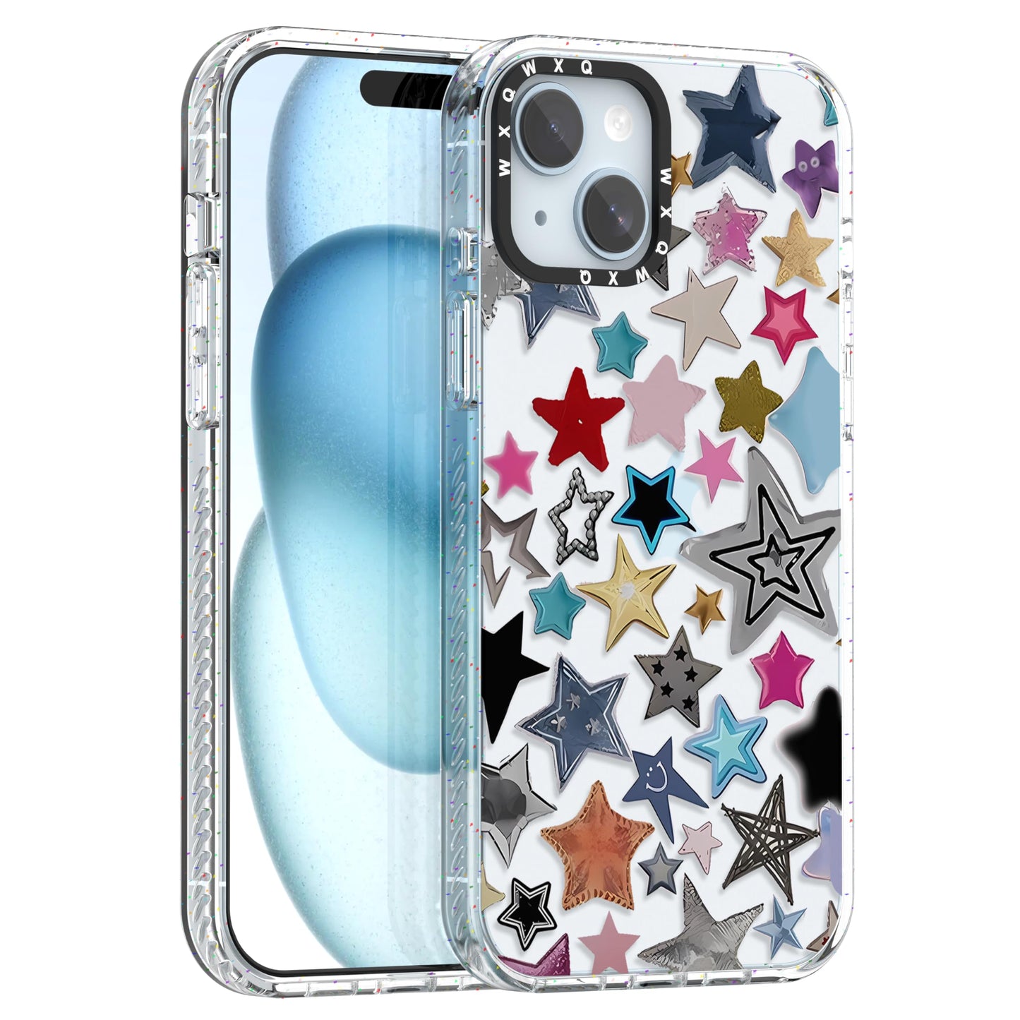 for iPhone 16 pro max Graffiti of Cartoon Animal Clear Phone Case | TPU+PC Premium Painted Anti-Drop Phone Case Superior Shock Absorption Military-Grade Drop Protection cover