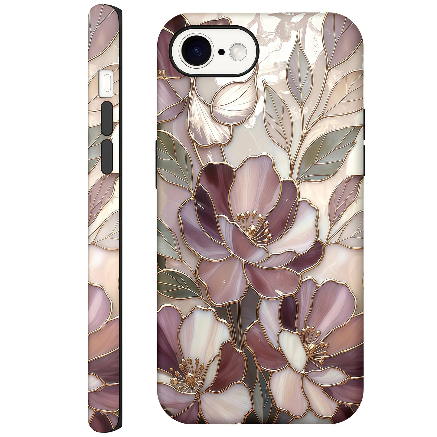 Candlelight Dinner Dog Case for iPhone 12/12 Pro | Hard Hybrid 2-Layer Design, Protective Scratch Resistant Cover for Women Girls