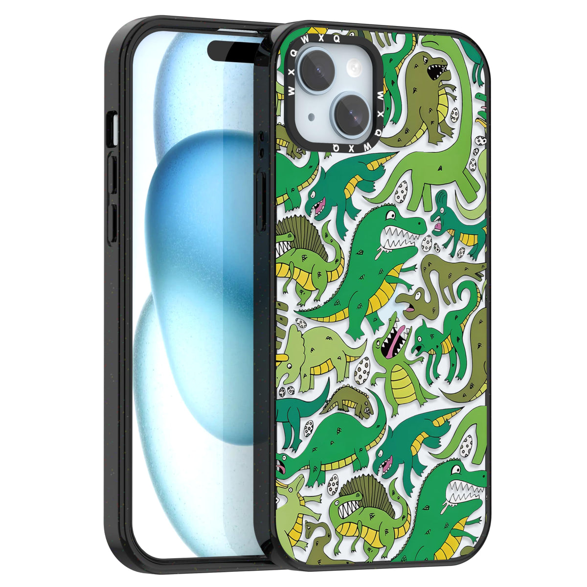 for iPhone 16 pro max Graffiti of Cartoon Animal Clear Phone Case | TPU+PC Premium Painted Anti-Drop Phone Case Superior Shock Absorption Military-Grade Drop Protection cover