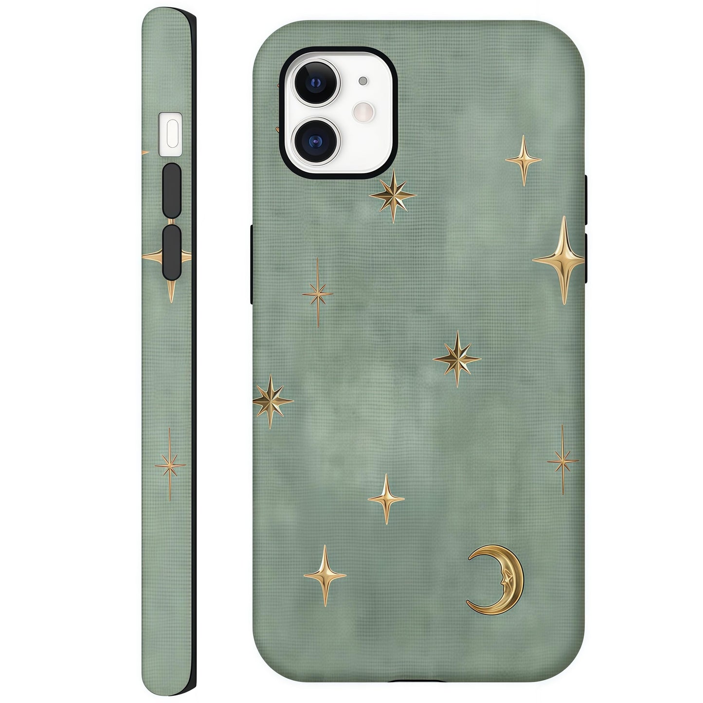 Candlelight Dinner Dog Case for iPhone 12/12 Pro | Hard Hybrid 2-Layer Design, Protective Scratch Resistant Cover for Women Girls