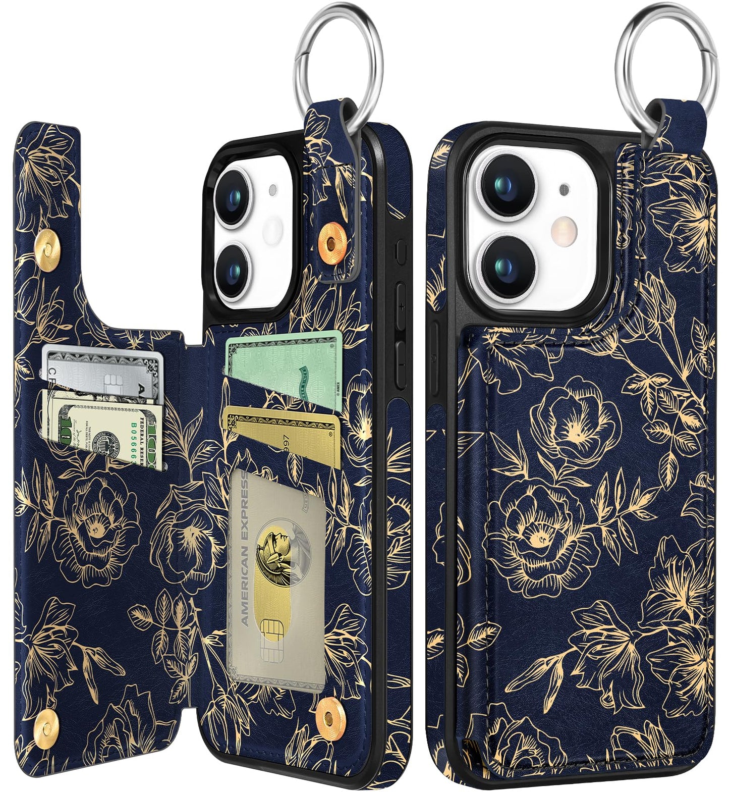 Shorogyt Compatible with iPhone 17 Pro Max Wallet Case with Card Holder - Cute Dog Lover Design Kickstand for Magnetic Clasp Back Flip Folio Leather Phone Covers for Women Men Girls