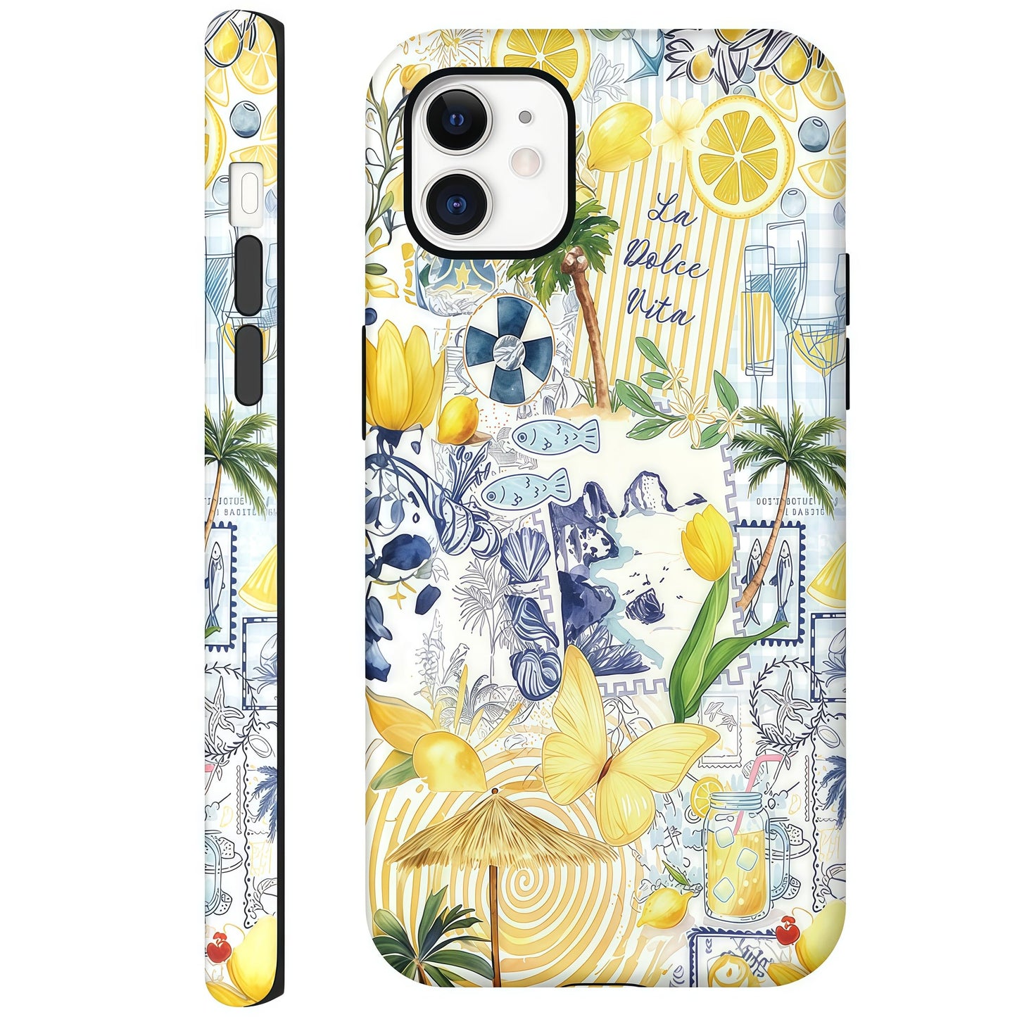 Candlelight Dinner Dog Case for iPhone 12/12 Pro | Hard Hybrid 2-Layer Design, Protective Scratch Resistant Cover for Women Girls