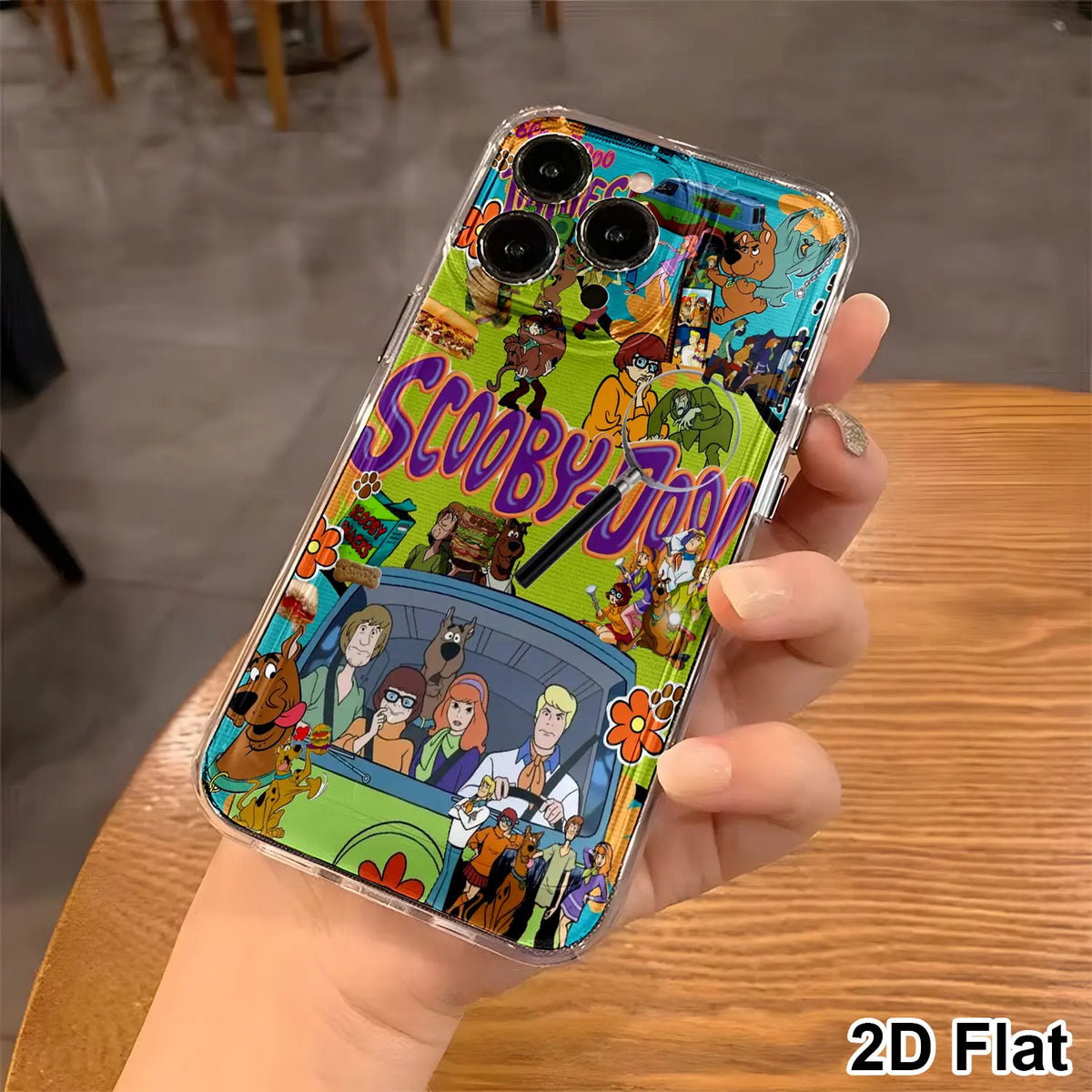 Cartoon Scooby-Doo Series Phone Case Made of TPU Material, Featuring a Cute Cartoon Design. It Is Compatible with for Iphone 17,16, 15, 14, 13, 12, 11/Pro/Pro Max/Plus Samsung Galaxy S26 S25 S24 S23 S22